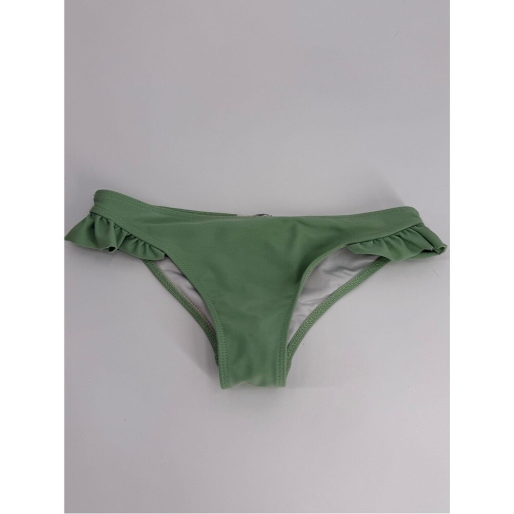 Minnow Girl's Ruffle Bikini Bottom | Sage Green | Size 7/8T
